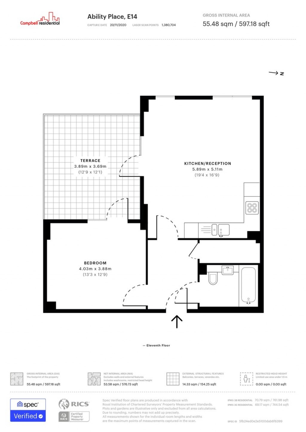 Floorplans For Ability Place 37 Millharbour London E14 9DF